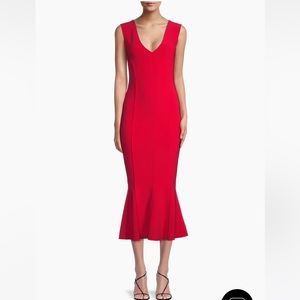 Norma Kamali - Grace Sleeveless Flounce-Hem